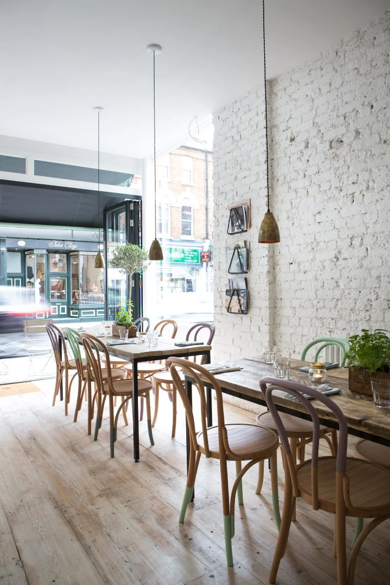 Modern Rustic Restaurant Interior